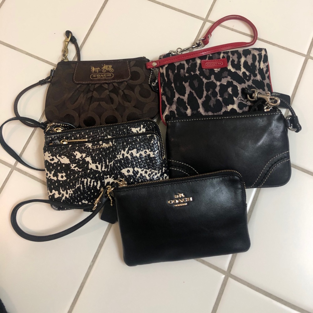 ALL 5 Wristlet COACH for one price! DEAL